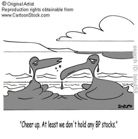 Oil spill comic